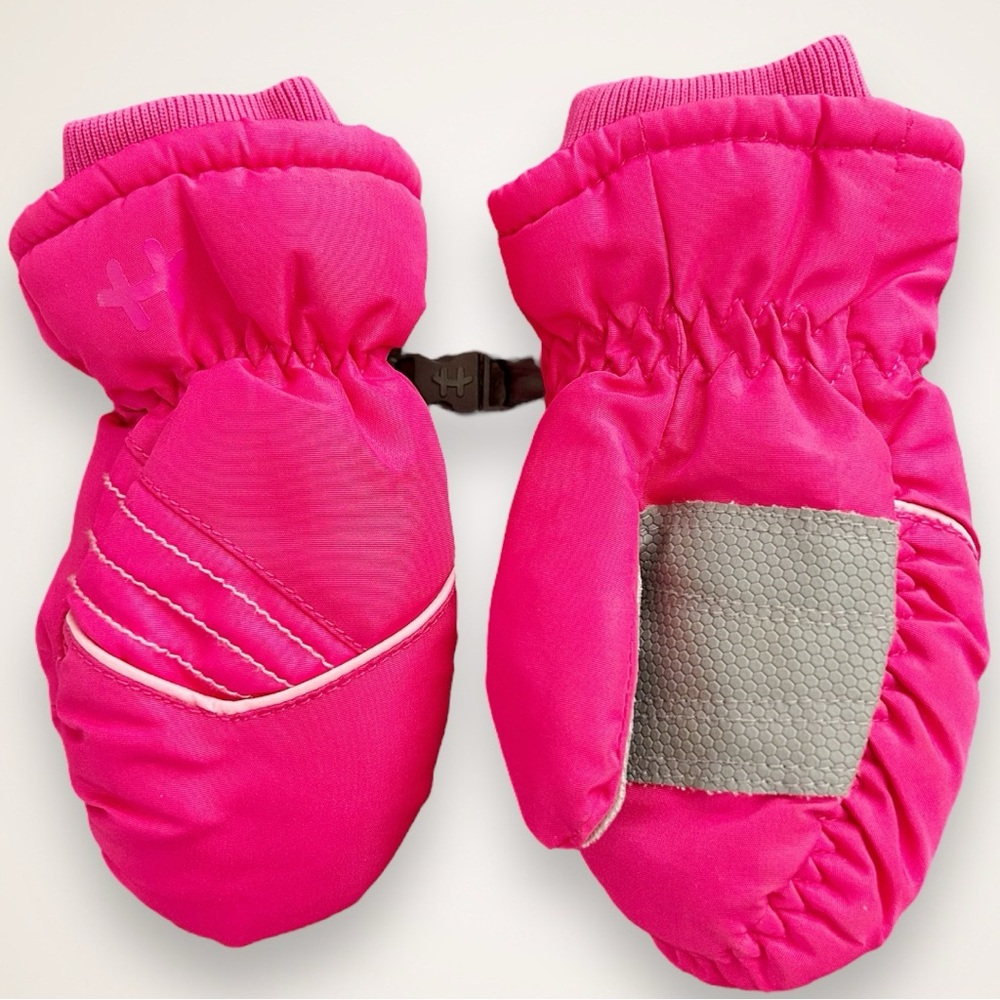Hot Paws Kids Insulated Waterproof Winter Ski/Snowboard Mitts/Mittens, Knit Cuff